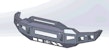 Hammerhead Armor 600-56-0983 Silverado Front Winch Bumper Low Pro Formed Grd For 20-Pres Silverado 2500-3500