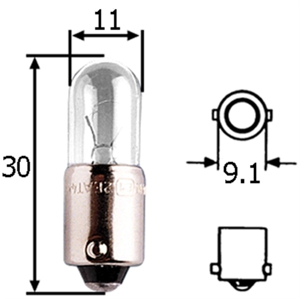 Hella Inc H83105041 T2.75 Halogen Bulb