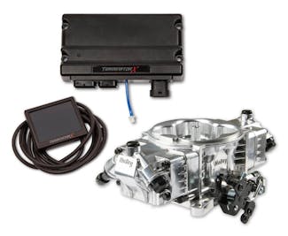 Holley EFI 550-1001 TERMINATOR X STEALTH 4150, 4 INJ, SHINY
