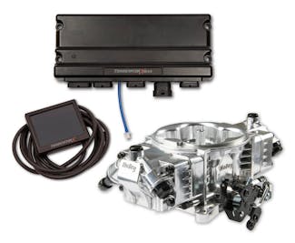Holley EFI 550-1011 TERM X MAX STEALTH 4150,4INJ,SHINY,TRANS