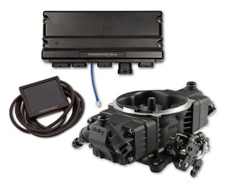 Holley EFI 550-1012 TERM X MAX STEALTH 4150, 4 INJ,BLK,TRANS