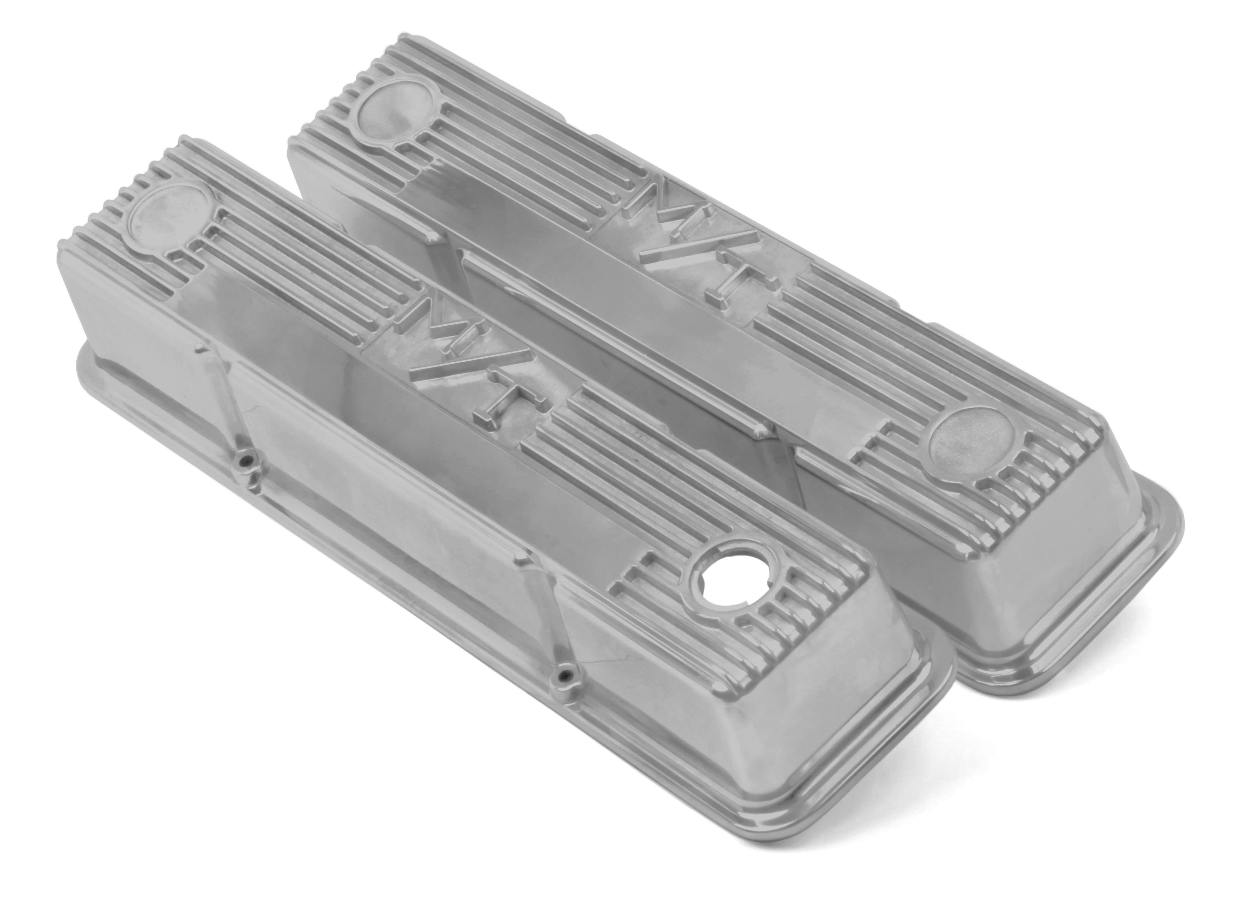 Holley 241-86 VALVE COVER, M/T SBC, NATURAL