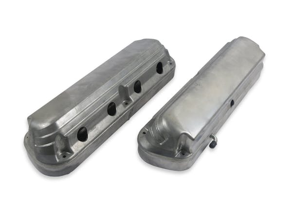 Holley 241-185 Holley 2-Piece Ford Style Valve Cover - Gen III/IV LS - Natural