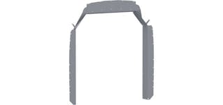 Holman (formerly Kargo Master) 40669TH Wing Kit; Transit High Roof