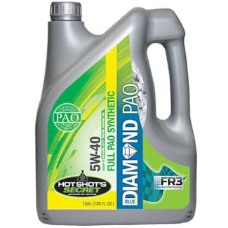 Hot Shot's Secret BDGALPAO5 BLUE DIAMOND 5W40 PAO Synthetic Engine Oil - 1 GALLON