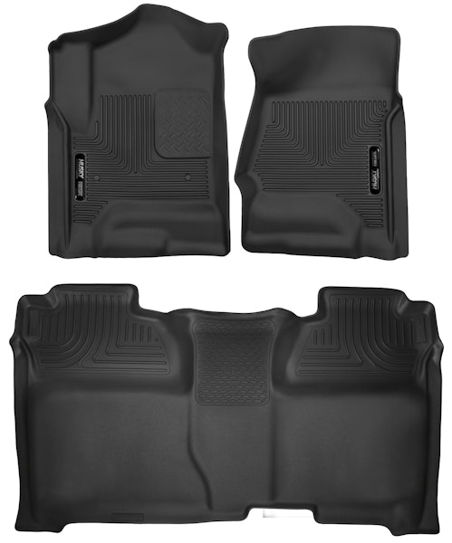 Husky Liners 53908 X-act Contour Series Front & 2nd Seat Floor Liners