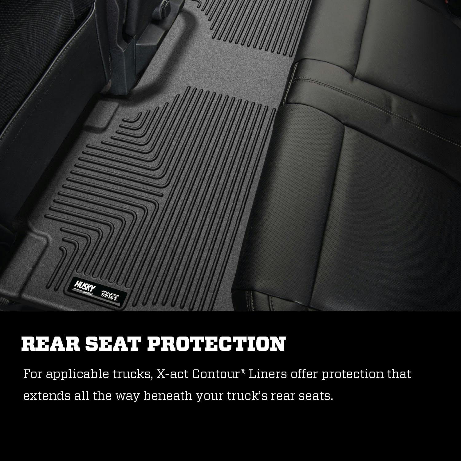 Husky Liners 53381 X-act Contour Series 2nd Seat Floor Liner (with