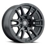 ICON Alloys 2417856350SB ICON Alloys Vector 6 Satin Black - 17 X 8.5 / 6 X 135 / 6mm / 5 bs