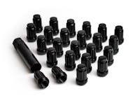 ICON Alloys 89121524B ICON Alloys Lug Nut Kit Black - 12 X 1.5 / 24 Count with Key
