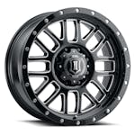 ICON Alloys 1220905556GBMW ICON Alloys Alpha Gls Blk Mill Win - 20 X 9 / 5 X 150 / 16mm / 5.625 bs