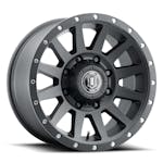 ICON Alloys 2018908055SB ICON Alloys Compression HD Satin Black  - 18 X 9 / 8 X 6.5 / 12 mm / 5.5 bs