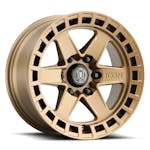 ICON Alloys 3417856350BS ICON Alloys Raider Brass Satin - 17 X 8.5 / 6 X 135 / 6 mm / 5 bs