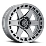 ICON Alloys 3417856350TT ICON Alloys Raider Titanium - 17 X 8.5 / 6 X 135 / 6 mm / 5 bs