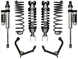 ICON Vehicle Dynamics K213104T 0-1.5 Stage 4 Suspension System with Tubular Upper Control Arm