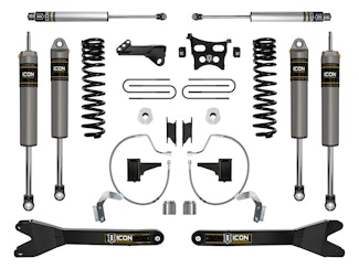 ICON Vehicle Dynamics K64533R 4.5 Stage 3 Suspension System Gas with Radius Arms