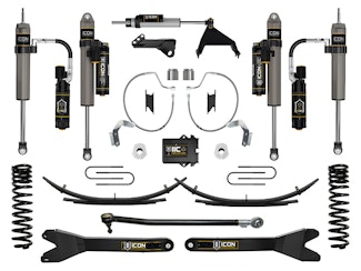 ICON Vehicle Dynamics K64548RL 4.5 Stage 8 Suspension System Diesel with Radius Arms/Expansion Packs