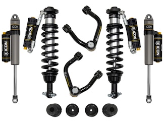 ICON Vehicle Dynamics K93205TS 0-3.5" Stage 5 Suspension System W Tubular UCA Steel Knuckle