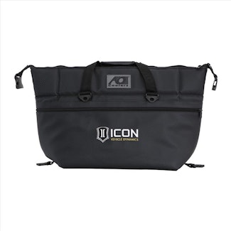 ICON Vehicle Dynamics ICON-2142-STL-BL/CB-24PK 24-pk Carbon AO Cooler with Standard Icon Logo