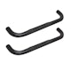 Iconic Accessories 113-5453 3  Round Steel Side-Step Nerf Bars (90° Bend, Black Powder Coated)