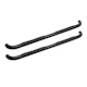 Iconic Accessories 113-5853 3  Round Steel Side-Step Nerf Bars (90° Bend, Black Powder Coated)