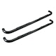 Iconic Accessories 113-5861 3  Round Steel Side-Step Nerf Bars (90° Bend, Black Powder Coated)