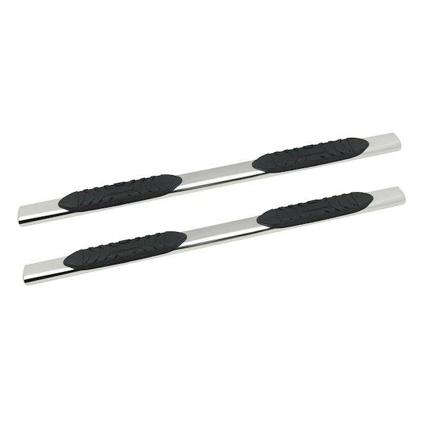 Iconic Accessories 115-0493 5  Oval Side-Step Nerf Bars (180° Straight, Polished)