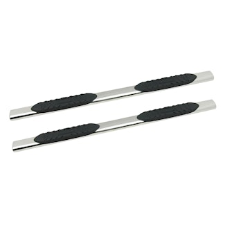 Iconic Accessories 115-0591 5  Oval Side-Step Nerf Bars (180° Straight, Polished)