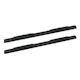 Iconic Accessories 115-5253 5  Oval Side-Step Nerf Bars (180° Straight, Black Powder Coated)