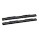 Iconic Accessories 116-5173 6  Oval Side-Step Nerf Bars (180° Straight, Black Powder Coated)