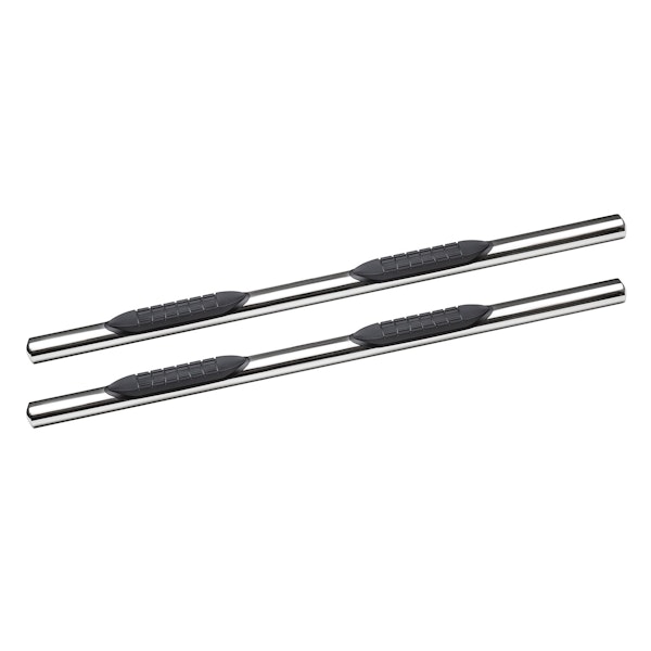 Iconic Accessories 118-0253 4  Oval Side-Step Nerf Bars (180° Straight, Polished)