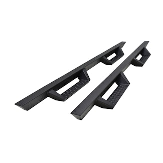 Iconic Accessories 120-5531 Fully-Welded 4  Drop-Step System (Textured Black Powder Coated)
