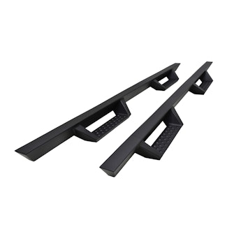 Iconic Accessories 120-6531 Fully-Welded 4  Drop-Step System (Textured Black Powder Coated)