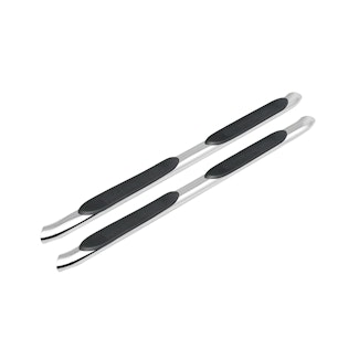 Iconic Accessories 124-0653 4  Oval Side-Step Nerf Bars (30° Bend, Polished)