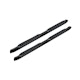 Iconic Accessories 124-5393 4  Oval Side-Step Nerf Bars (30° Bend, Black Powder Coated)