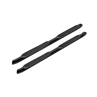 Iconic Accessories 124-5514 4  Oval Side-Step Nerf Bars (30° Bend, Black Powder Coated)
