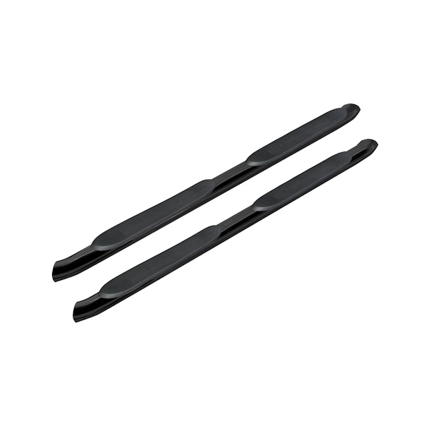 Iconic Accessories 124-5553 4  Oval Side-Step Nerf Bars (30° Bend, Black Powder Coated)