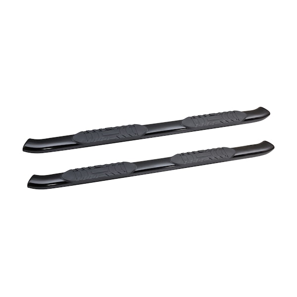 Iconic Accessories 125-5653 5  Oval Side-Step Nerf Bars (30° Bend, Black Powder Coated)