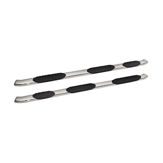 Iconic Accessories 126-0246 5  Oval Wheel-to-Wheel Side-Step Nerf Bars (30° Bend, Polished)