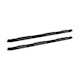 Iconic Accessories 128-7536 5  Oval Wheel-to-Wheel Side-Step Nerf Bars (30° Bend, Black Powder Coated)