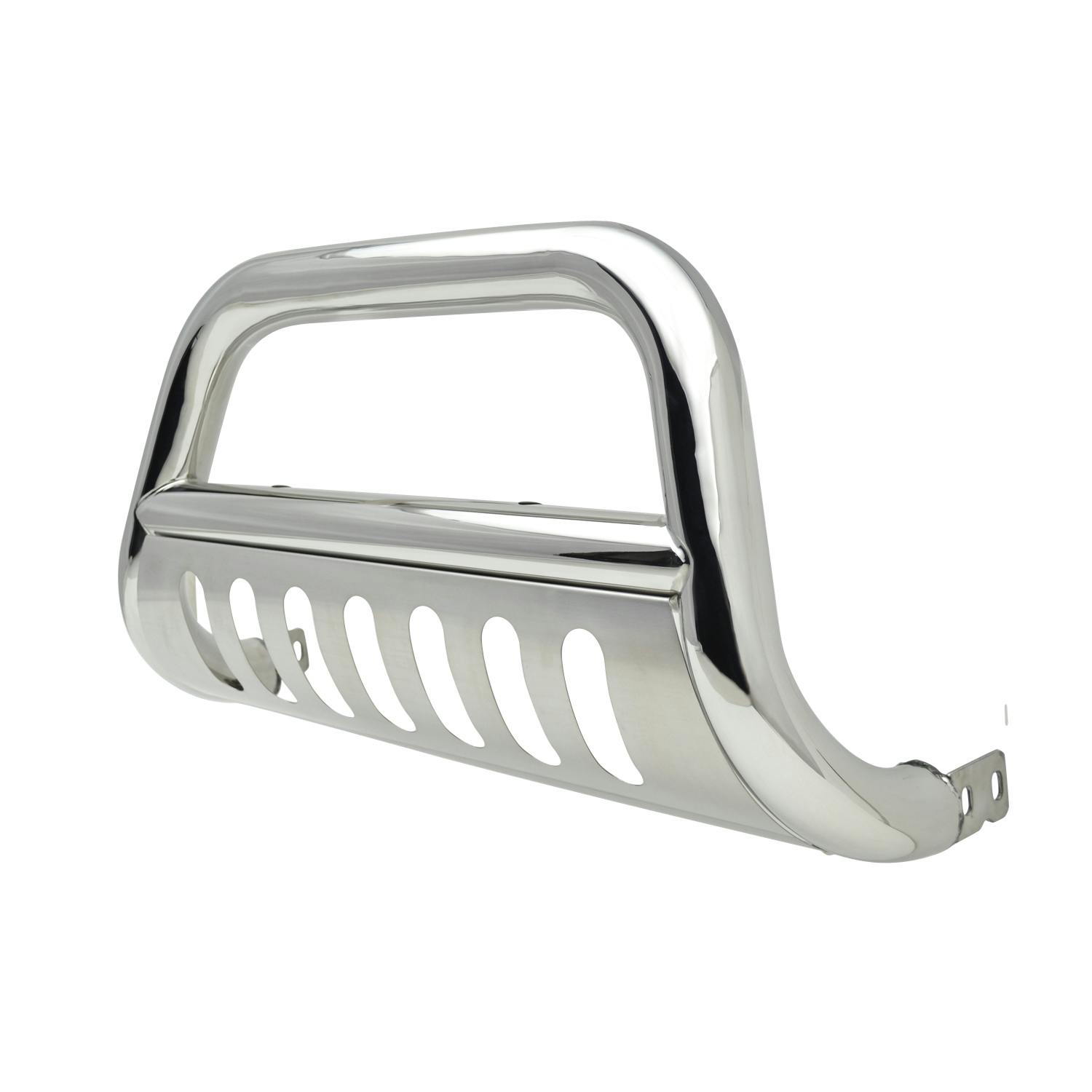 Iconic Accessories 131-0093 Polished Steel Bull Bar with Brushed