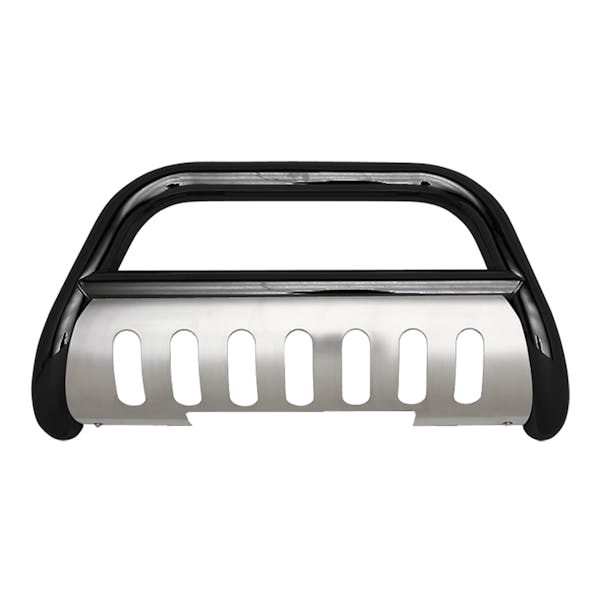 Iconic Accessories 1325042 Black Powder Coated Steel Bull Bar with