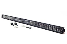 Iconic Accessories 513-1521 52 Dual-Row Straight LED Light Bar (8° Spot/90° Flood, 27,000 lm, Chrome Face)