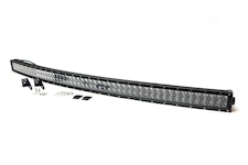 Iconic Accessories 514-1523 52 Dual-Row Curved LED Light Bar (8° Spot/90° Flood, 27,000 lm, Chrome Face)