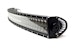 Iconic Accessories 514-1543 54 Dual-Row Curved LED Light Bar (8° Spot/90° Flood, 28,080 lm, Chrome Face)