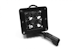 Iconic Accessories 511-1023 3 LED Cube Light Flood Beam, 1,440 lm, Chrome Face