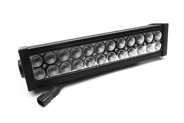 Iconic Accessories 513-1121 12 Dual-Row Straight LED Light Bar (8° Spot/90° Flood, 6,480 lm, Chrome Face)