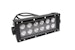 Iconic Accessories 512-1061 6 Dual-Row Straight LED Light Bar (8° Spot/90° Flood, 3,240 lm, Black Face)