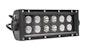 Iconic Accessories 512-1061 6 Dual-Row Straight LED Light Bar (8° Spot/90° Flood, 3,240 lm, Black Face)