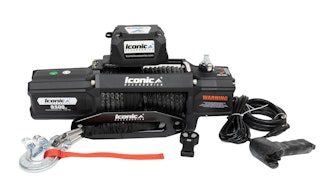 Iconic Accessories 405-9505 9500LB Winch, Syn Rope, Series wound 5.5hp/4.1kw,12V DC, 3 stage planetary