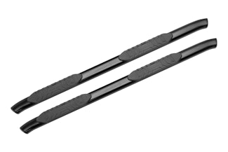 Iconic Accessories 125-5804 5  Oval Side-Step Nerf Bars (30° Bend, Black Powder Coated)